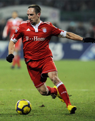 Ribry, en un partido con el Bayern
