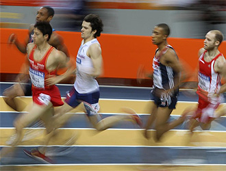 Marco lider la segunda semifinal de los 800 metros
