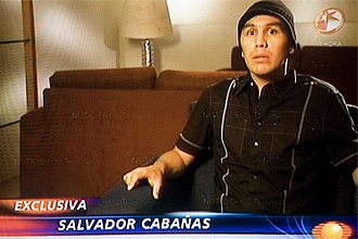 Salvador Cabaas, durante la entrevista