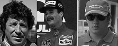 Andretti, Mansell, Raikkonen y Alonso