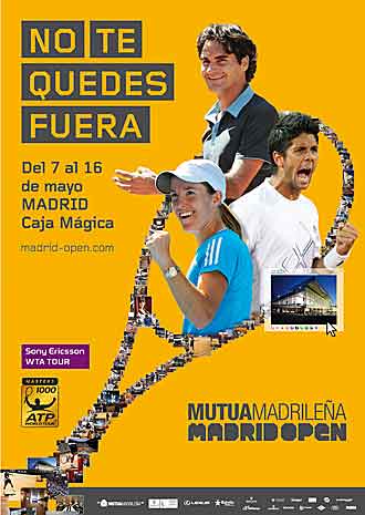 Cartel del Mutua Madrilea Madrid Open 2010
