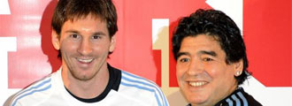 Messi Y Maradona