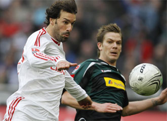 El hamburgo cay ante el Borussia Monchengladbach