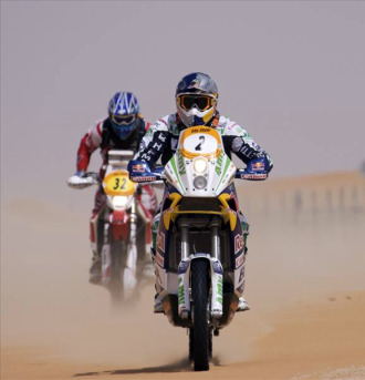 Marc Coma, en el Rally de Abu Dhabi