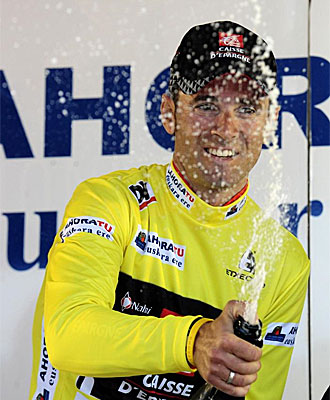 Alejandro Valverde es el primer lder en el Pas Vasco.