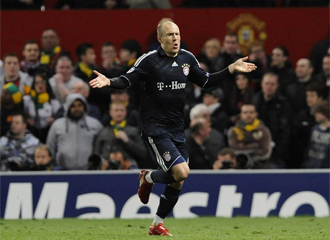Robben celebra el 3-2