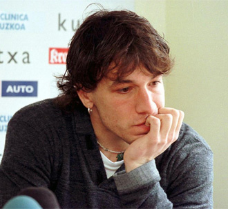 Iker Sarriegi en una foto de archivo de la temporada 99/00