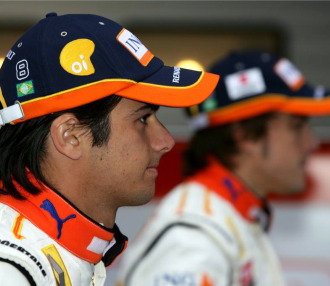 Nelsinho Piquet y Fernando Alonso, en su etapa como compaeros