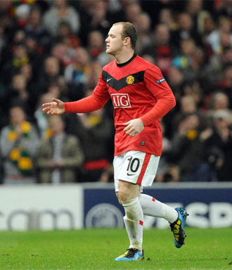 Rooney durante un partido
