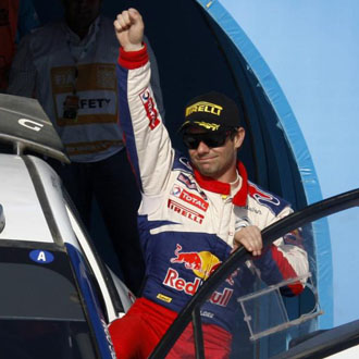 Loeb celebra su victoria en Turqua