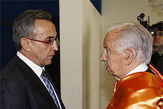 Alejandro Blanco, junto a Samaranch, en una imagen de archivo