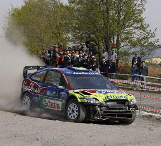El accidente de Latvala no fue el nico imprevisto para Ford en el Rally de Turqua, an les quedara un viaje de 70 horas.
