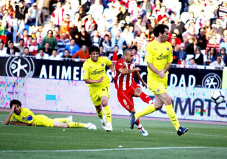 El Villarreal cay por la mnima en el Estadio del Mediterrneo contra el Almera