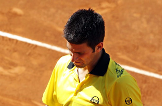 Djokovic, durante un torneo