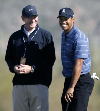 Hank Haney y Tiger Woods