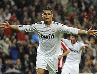 Habitual gesto de Cristiano Ronaldo tras marcar un gol
