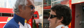 Briatore y Alonso