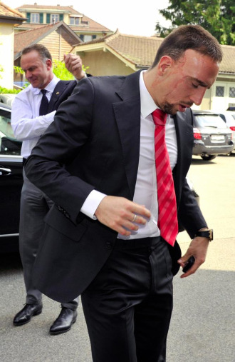 El jugador galo Frank Ribery
