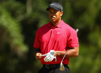 Tiger Woods pone mala cara