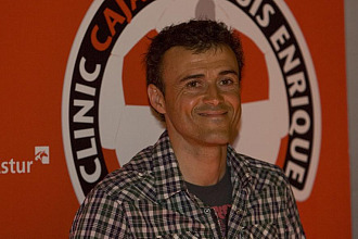 Luis Enrique, entrenador del Bara Atltic