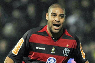 Adriano dejar de vestir la camiseta del Flamengo.