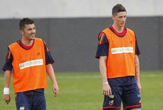 Torres y Villa volvern a compartir delantera