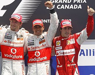 Button, Hamilton y Alonso son, junto a Webber y Vettel, los cinco que han liderado alguna vez este Mundial.