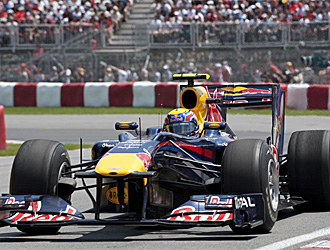 Webber, con su Red Bull en Canad.