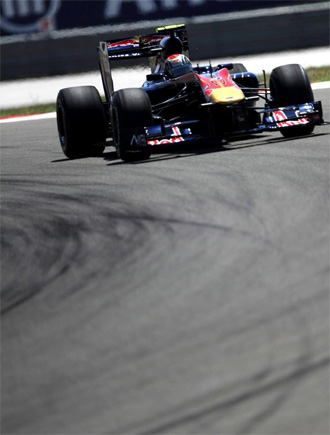 Jaime Alguersuari durante el Gran Premio de Turqua
