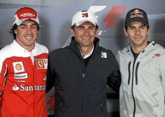 Alonso, De la Rosa y Alguersuari, los tres espaoles en el Mundial de F1