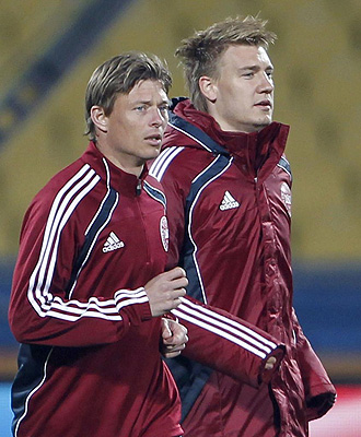 Tomasson y Bendtner.