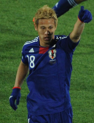 Keisuke Honda durante el Mundial