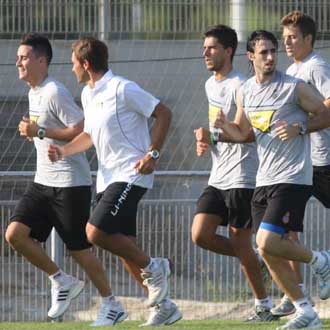 Los jugadores blanquiazules ya comenzaron a entrenar en la Ciudad Deportica espanyolista