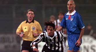 Athletic y Juventus se midieron en la 98/99 en la Champions League