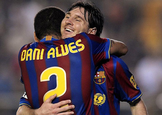 Messi y Alves vuelven al equipo