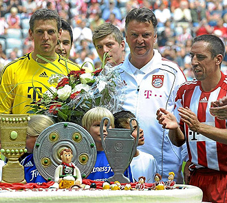 El Bayern ha conquistado este ao liga, copa y supercopa alemana.