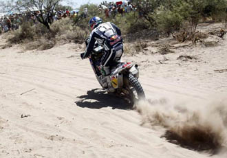 Coma, durante el pasado Rally Dakar