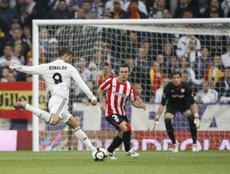 Koikili en un partido de la temporada pasada contra el Real Madrid