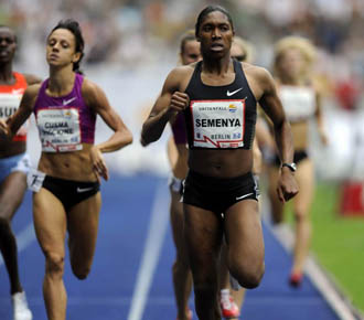 Semenya se impuso con autoridad en la prueba de 800 metros de la Reunin de Berln.