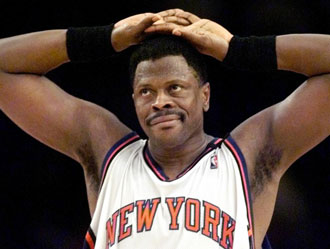 Pat Ewing padre jugando con los Knicks