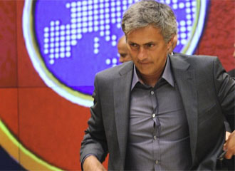 Mourinho, en la sede de la UEFA en Nyon