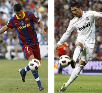 Villa y Cristiano Ronaldo