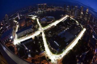 El espectacular trazado urbano de Marina Bay