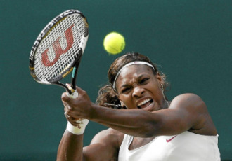 Serena Williams durante el pasado torneo de Wimbledon.