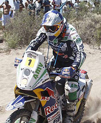 Marc Coma, en su moto.