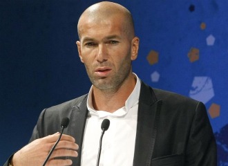 Zidane, durante un acto