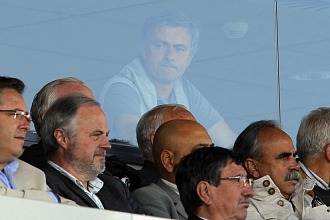 Mourinho, en el estadio Alfredo Di Estfano