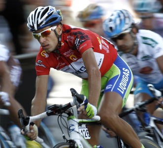 Vincenzo Nibali en la pasada Vuelta a Espaa.