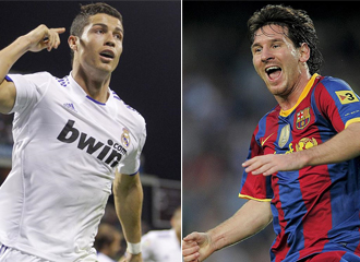 Cristiano Ronaldo y Messi.