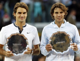 Federer y Nadal, en el ltimo Masters 1000 de Madrid.
